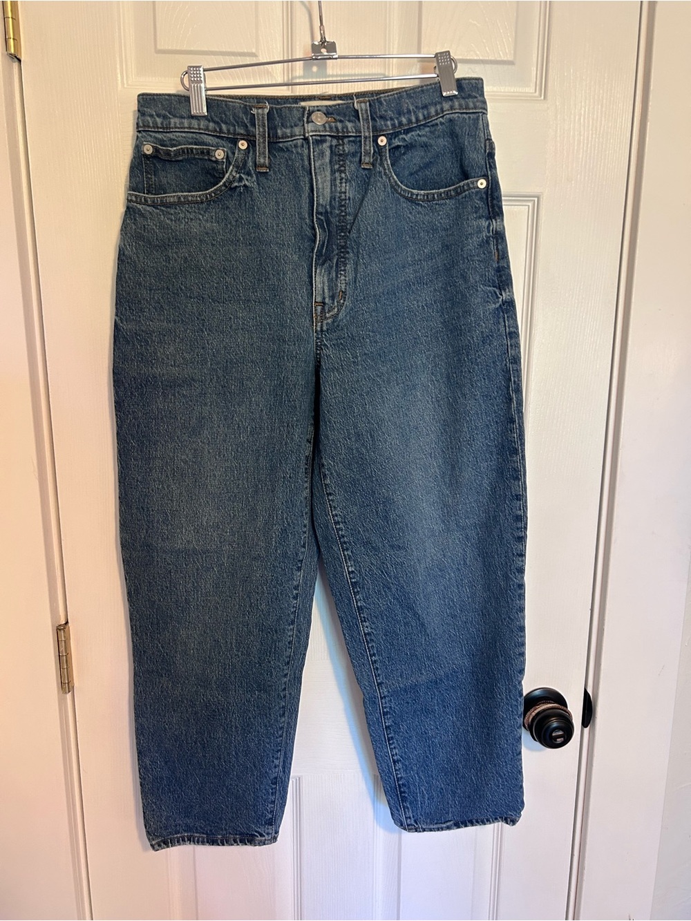Madewell “Balloon” Jeans in Medium Blue Wash